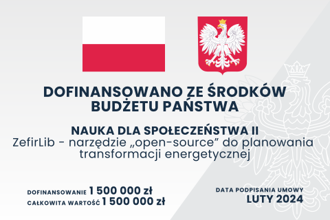 ZefirLib - narzędzie „open-source” do planowania transformacji energetycznej ZefirLib - narzędzie „open-source” do planowania transformacji energetycznej
